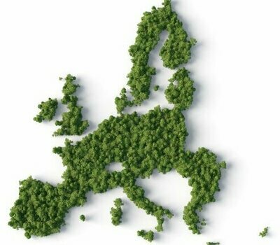 Karte: Wald in Europa